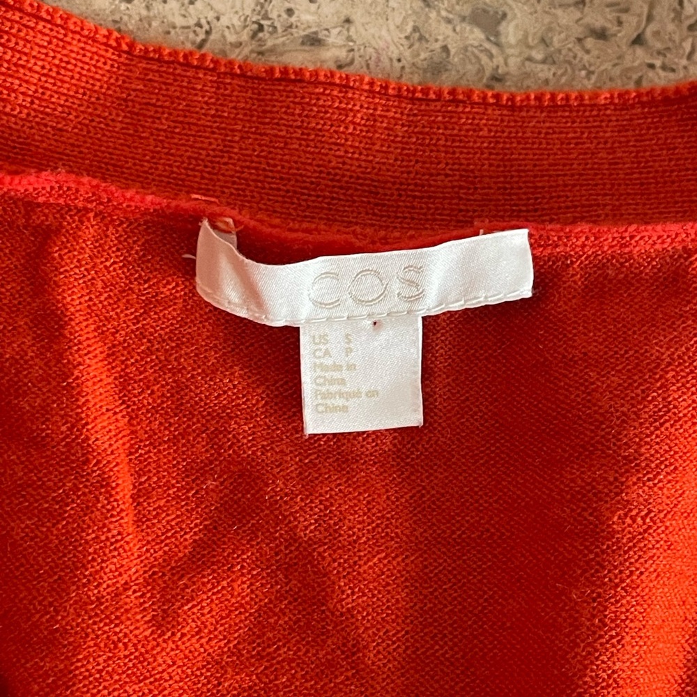 COS Knit Wool Dolman Sleeve Oversized Cardigan - Picture 3 of 7